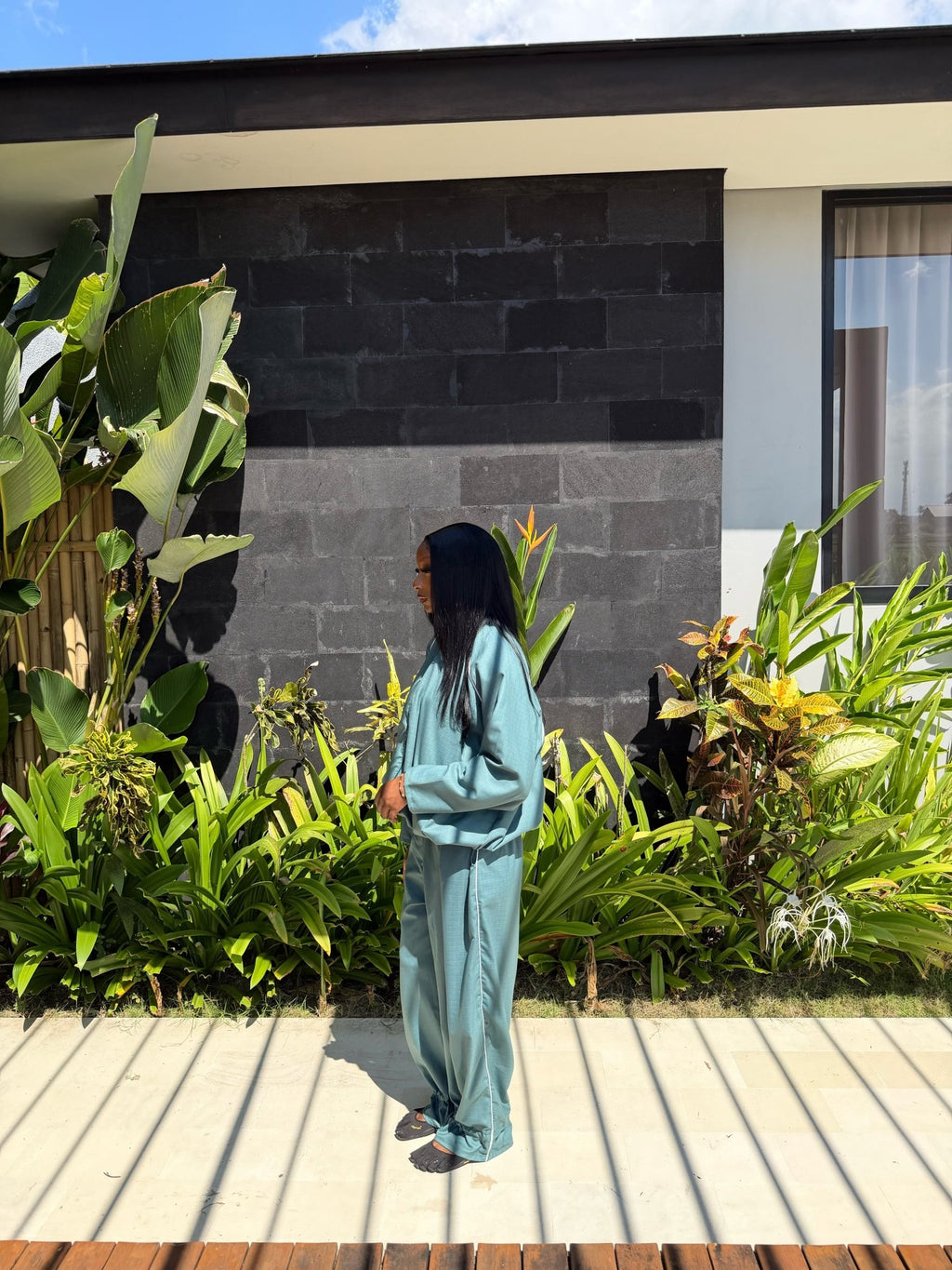 Ensemble Jogging Imen Vert sauge foncé - TAHIRA