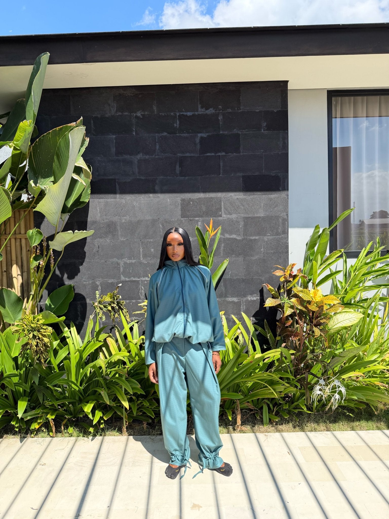 Ensemble Jogging Imen Vert sauge foncé - TAHIRA