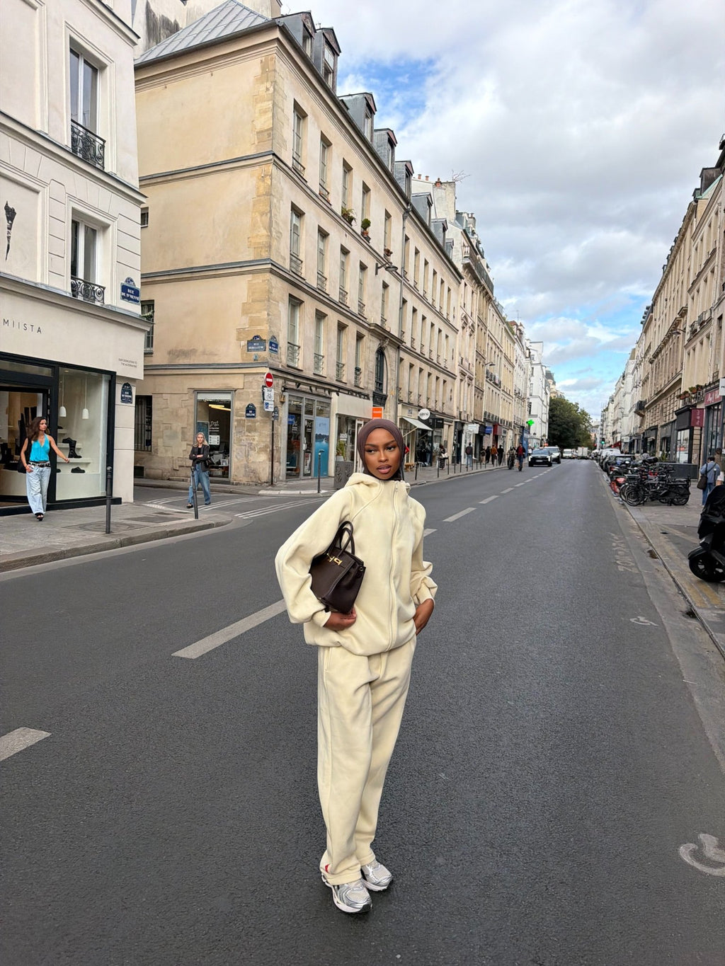 Ensemble Jogging Naya - Beige Sable - TAHIRA