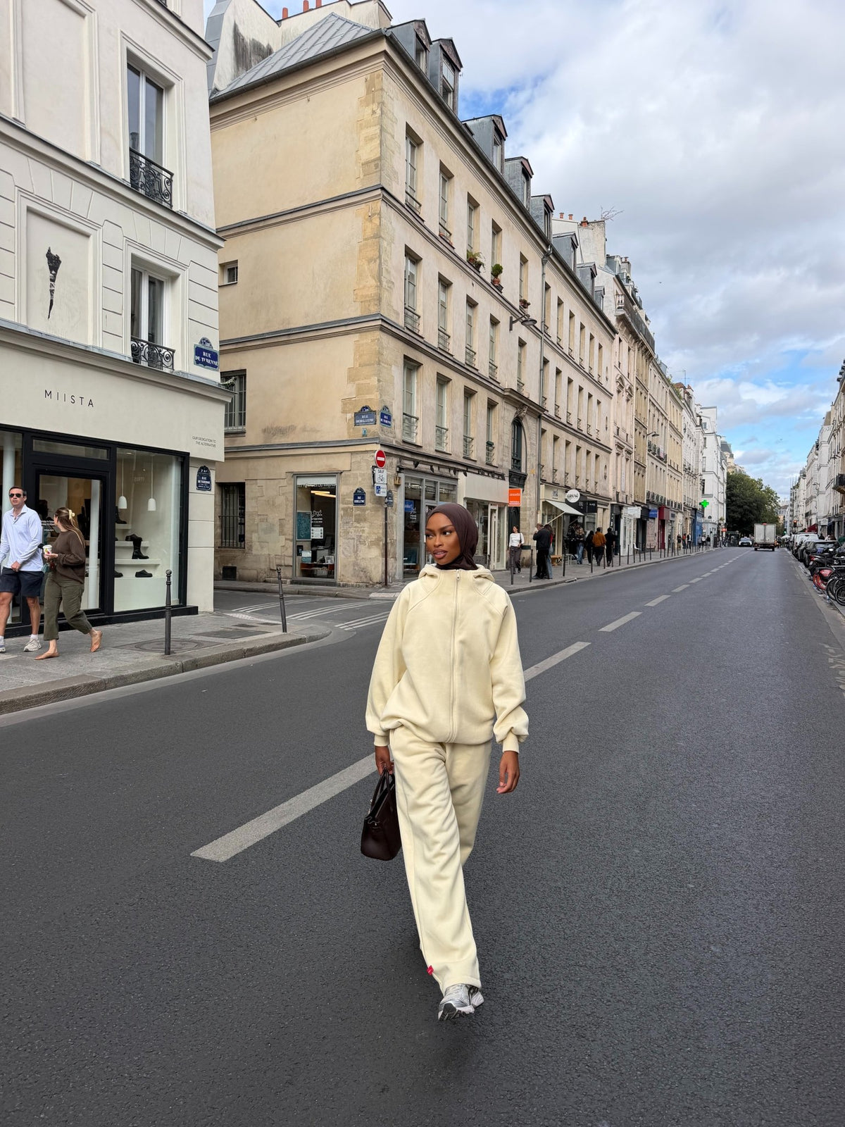 Ensemble Jogging Naya - Beige Sable - TAHIRA
