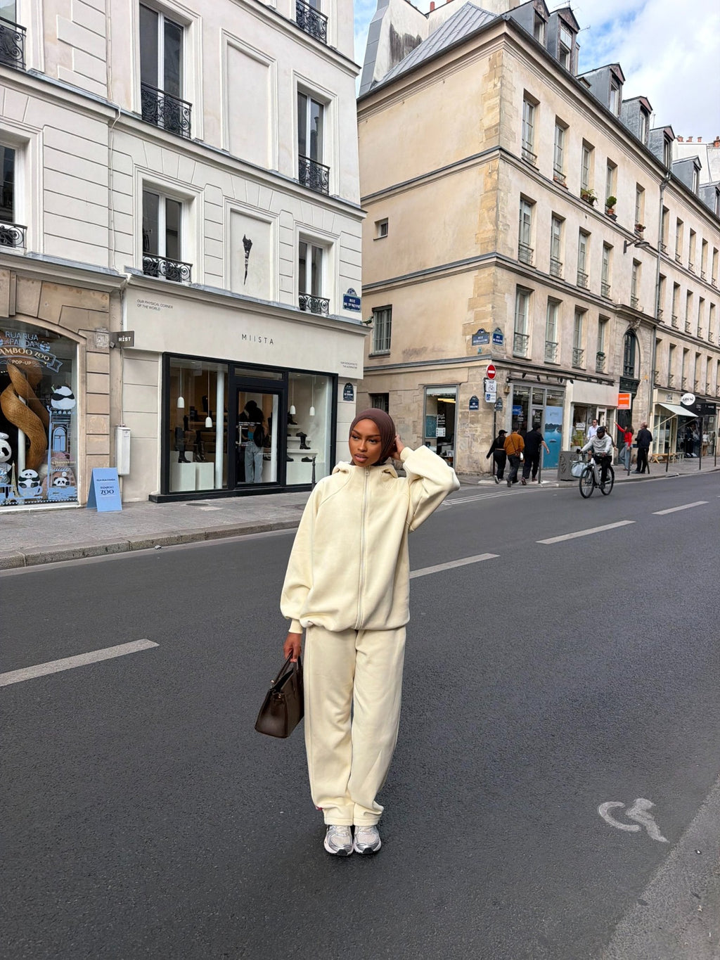 Ensemble Jogging Naya - Beige Sable - TAHIRA