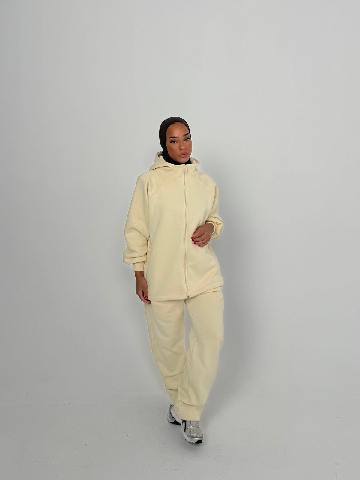 Ensemble Jogging Naya - Beige Sable - TAHIRA