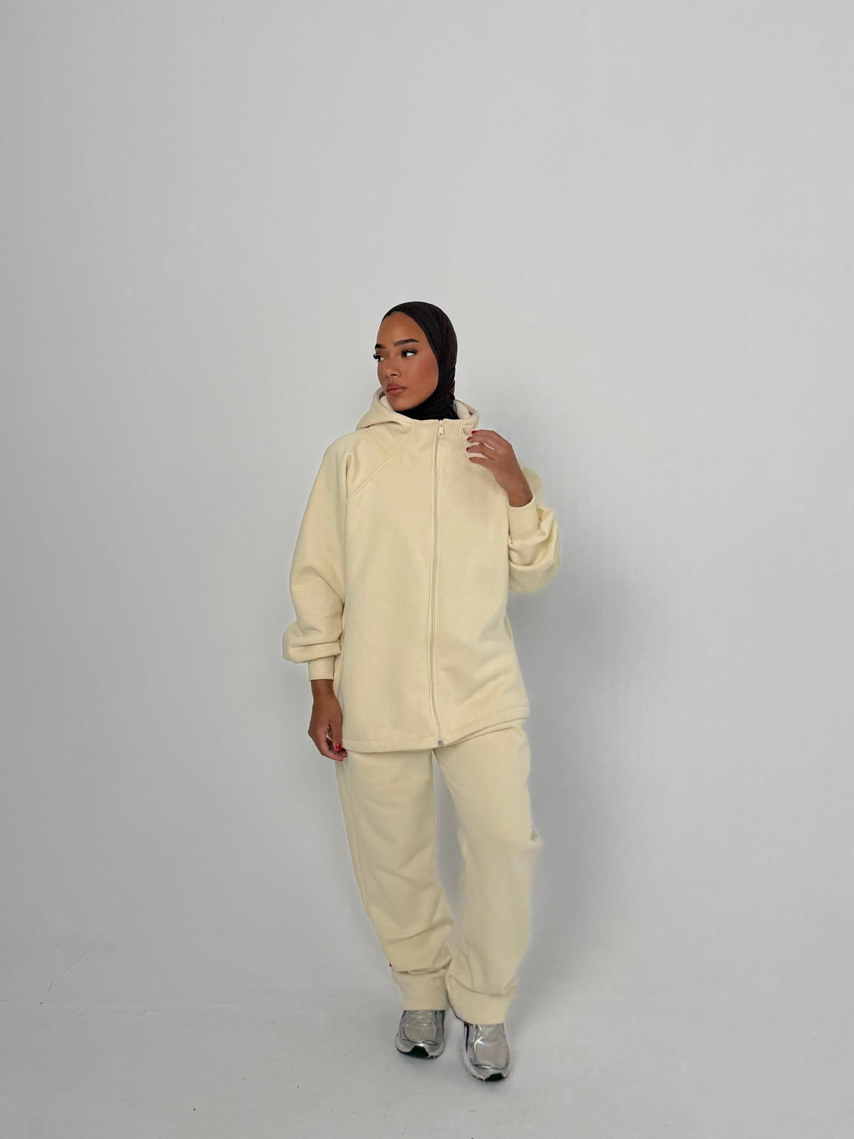 Ensemble Jogging Naya - Beige Sable - TAHIRA