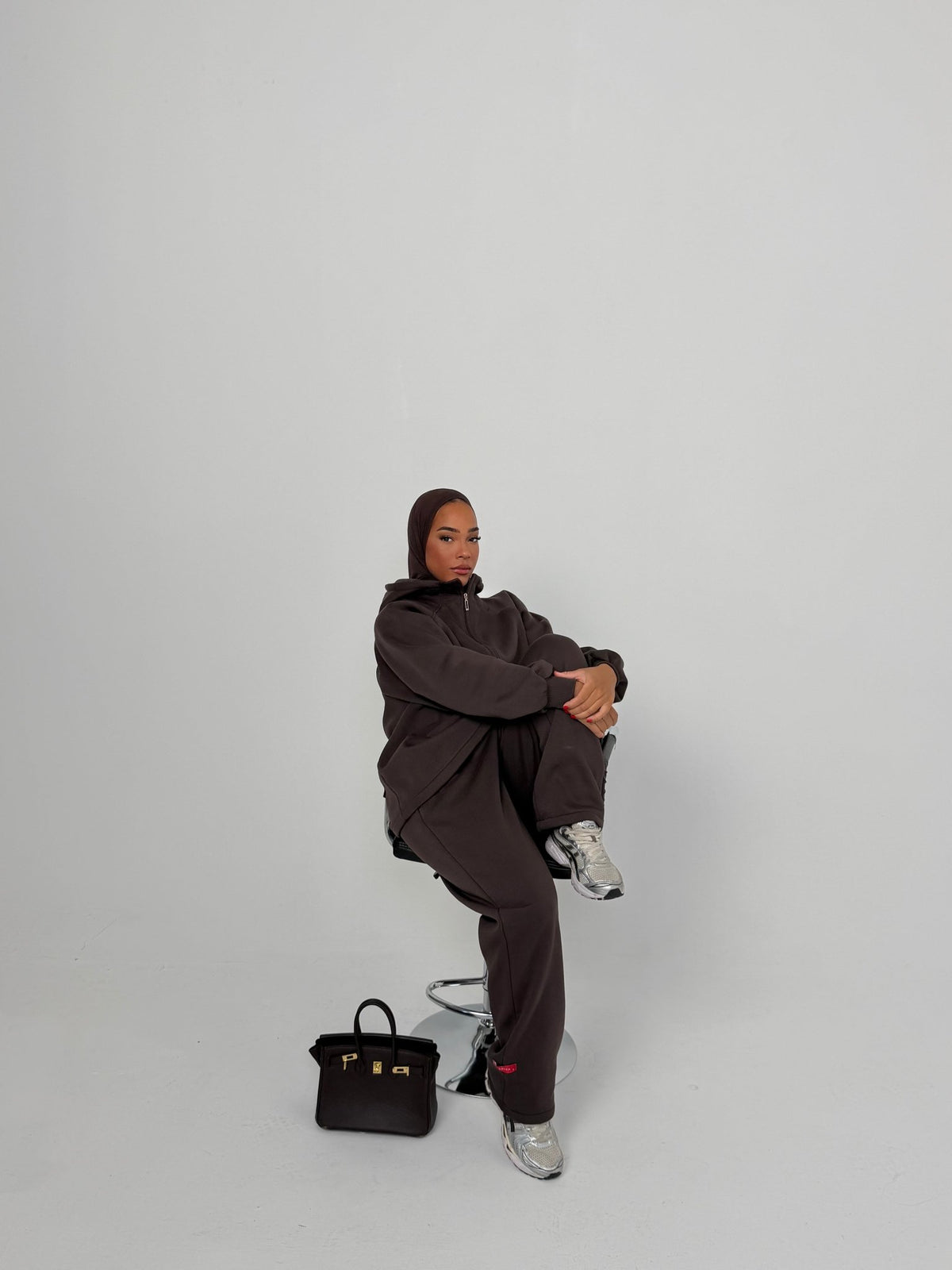 Ensemble Jogging Naya - Marron cacao - TAHIRA