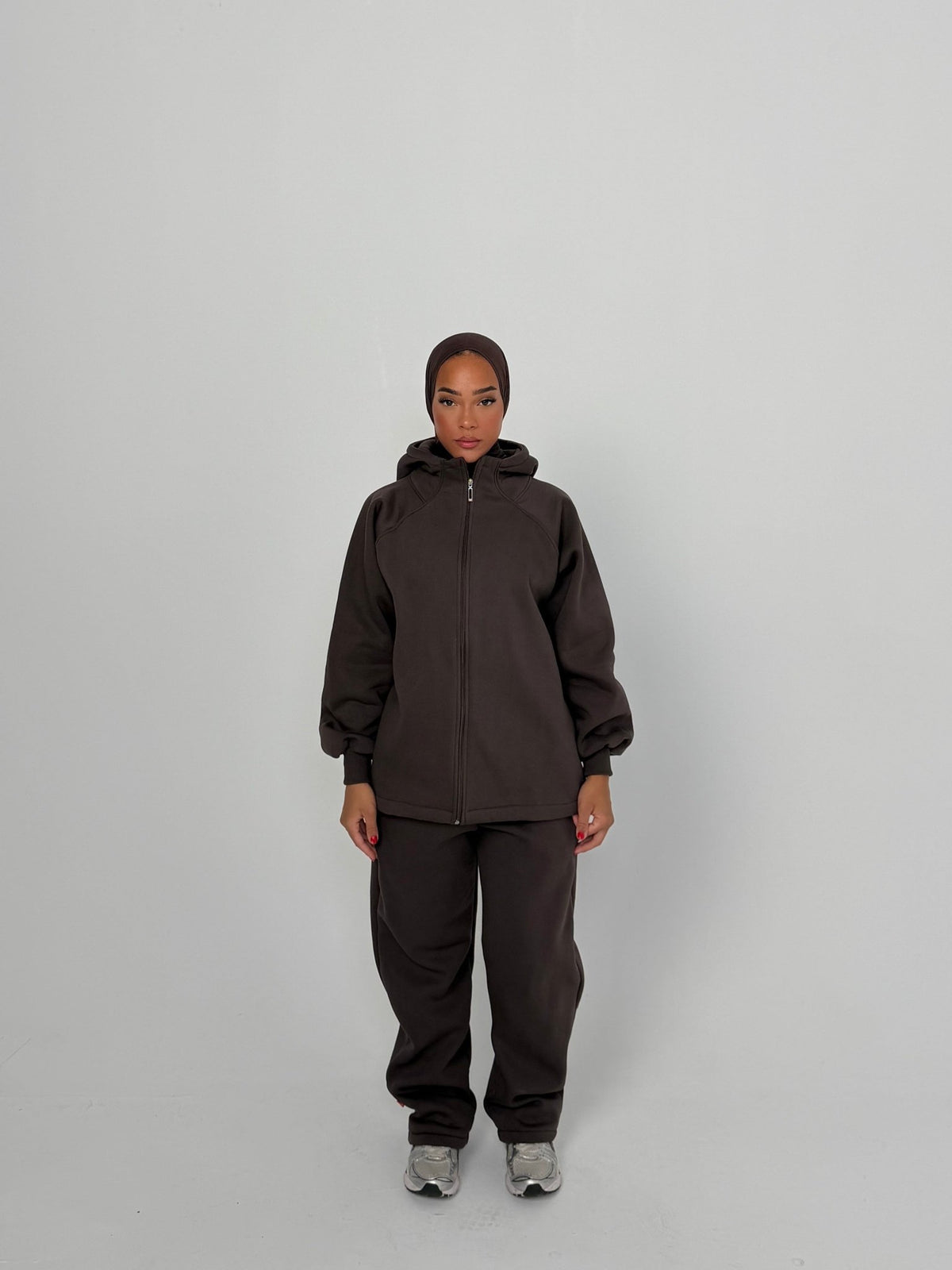 Ensemble Jogging Naya - Marron cacao - TAHIRA