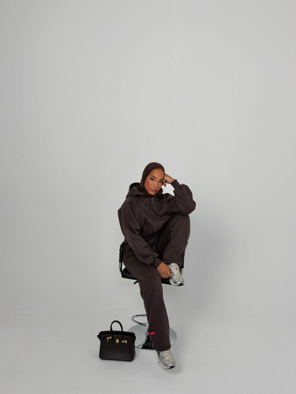 Ensemble Jogging Naya - Marron cacao - TAHIRA