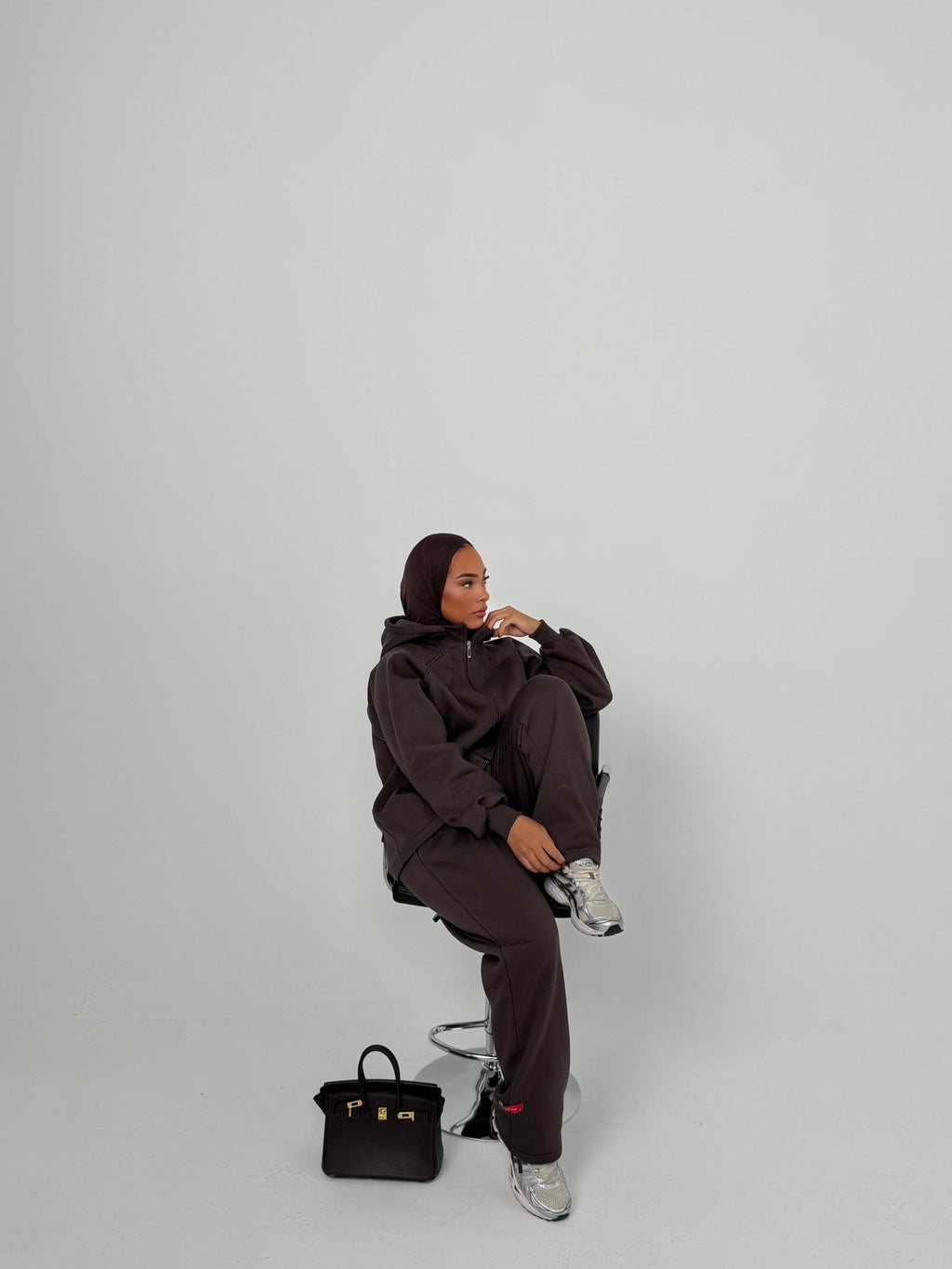 Ensemble Jogging Naya - Marron cacao - TAHIRA