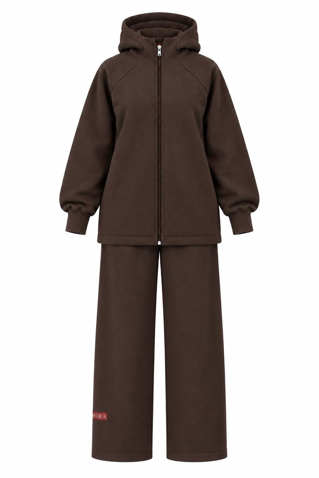 Ensemble Jogging Naya - Marron cacao - TAHIRA