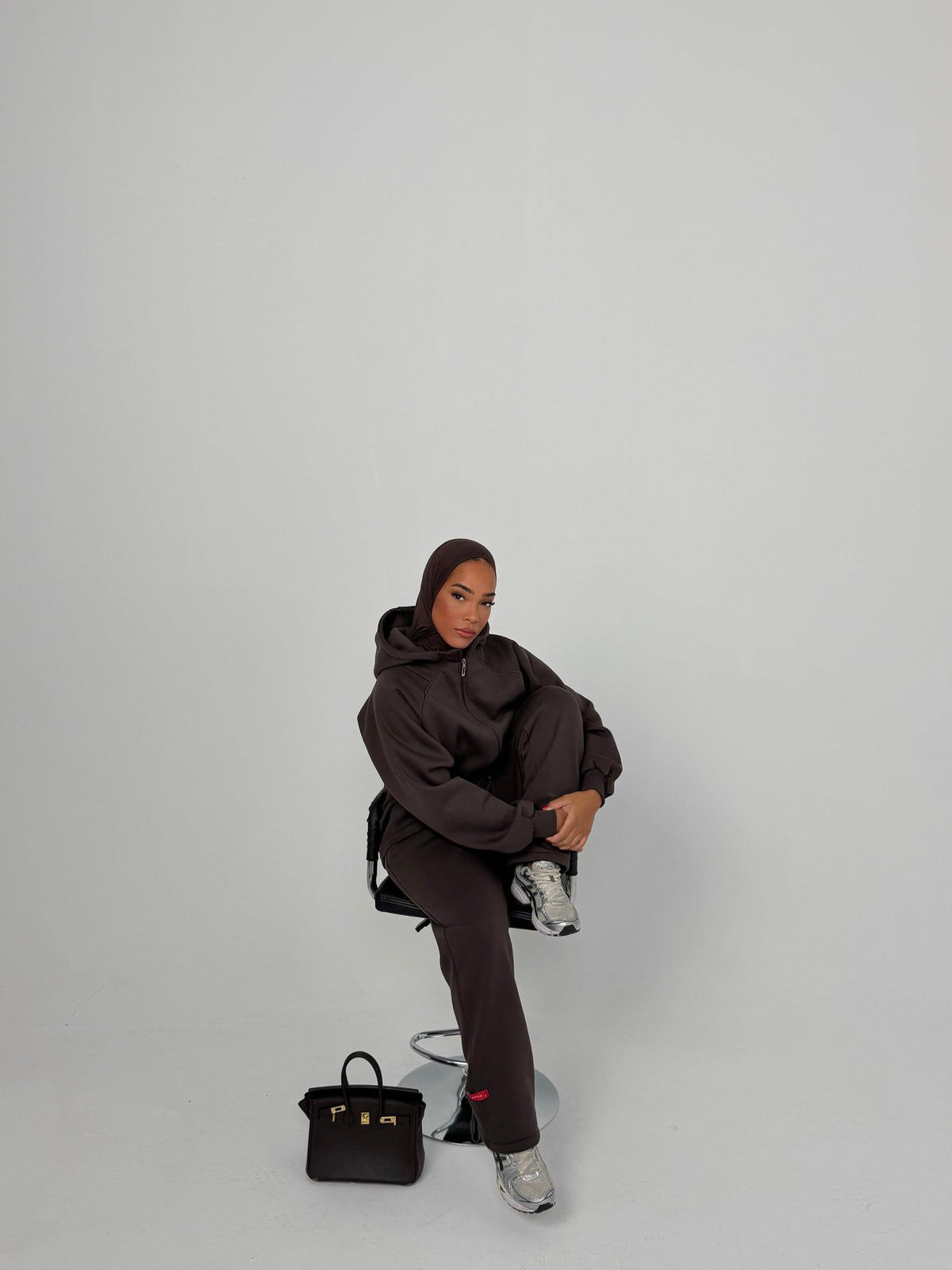 Ensemble Jogging Naya - Marron cacao - TAHIRA