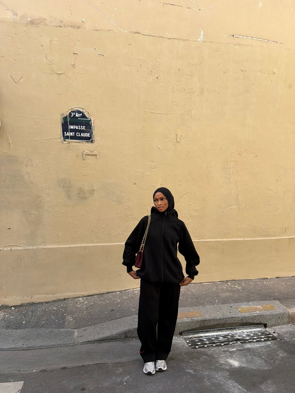 Ensemble Jogging Naya - Noir - TAHIRA