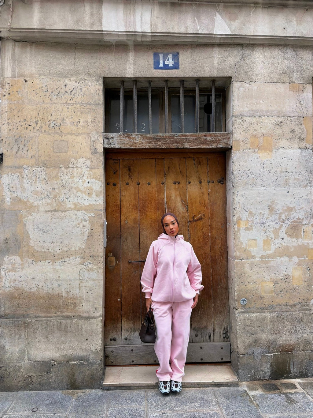 Ensemble Jogging Naya - Rose Poudré - TAHIRA