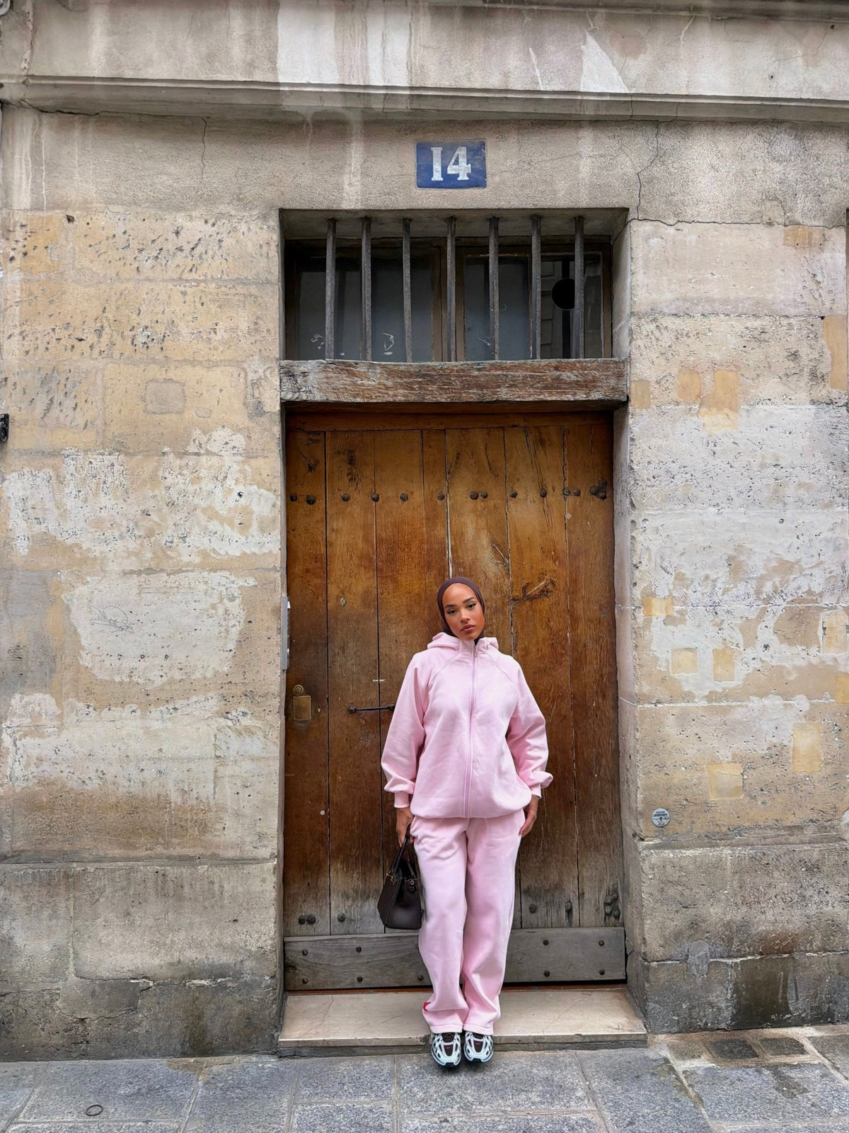 Ensemble Jogging Naya - Rose Poudré - TAHIRA