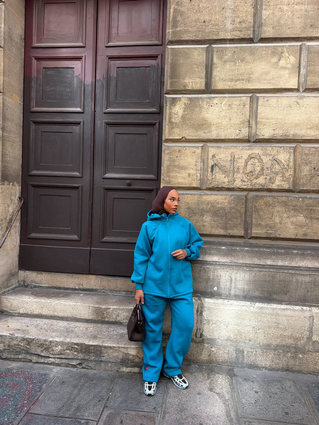 Ensemble Jogging Naya - Turquoise foncé - TAHIRA