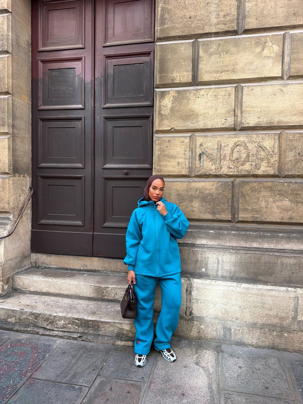 Ensemble Jogging Naya - Turquoise foncé - TAHIRA