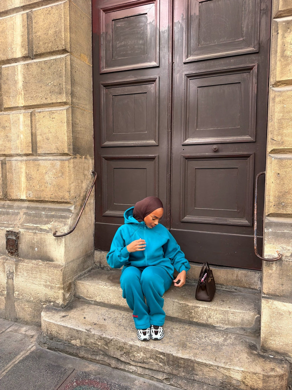 Ensemble Jogging Naya - Turquoise foncé - TAHIRA