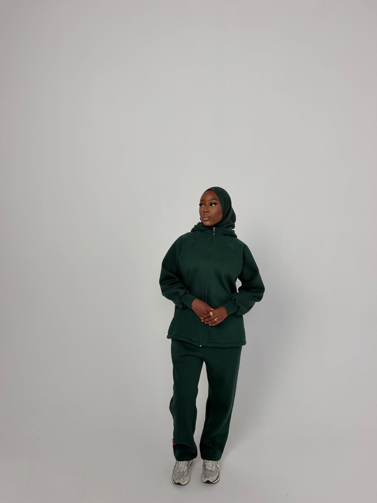 Ensemble Jogging Naya - Vert sapin - TAHIRA