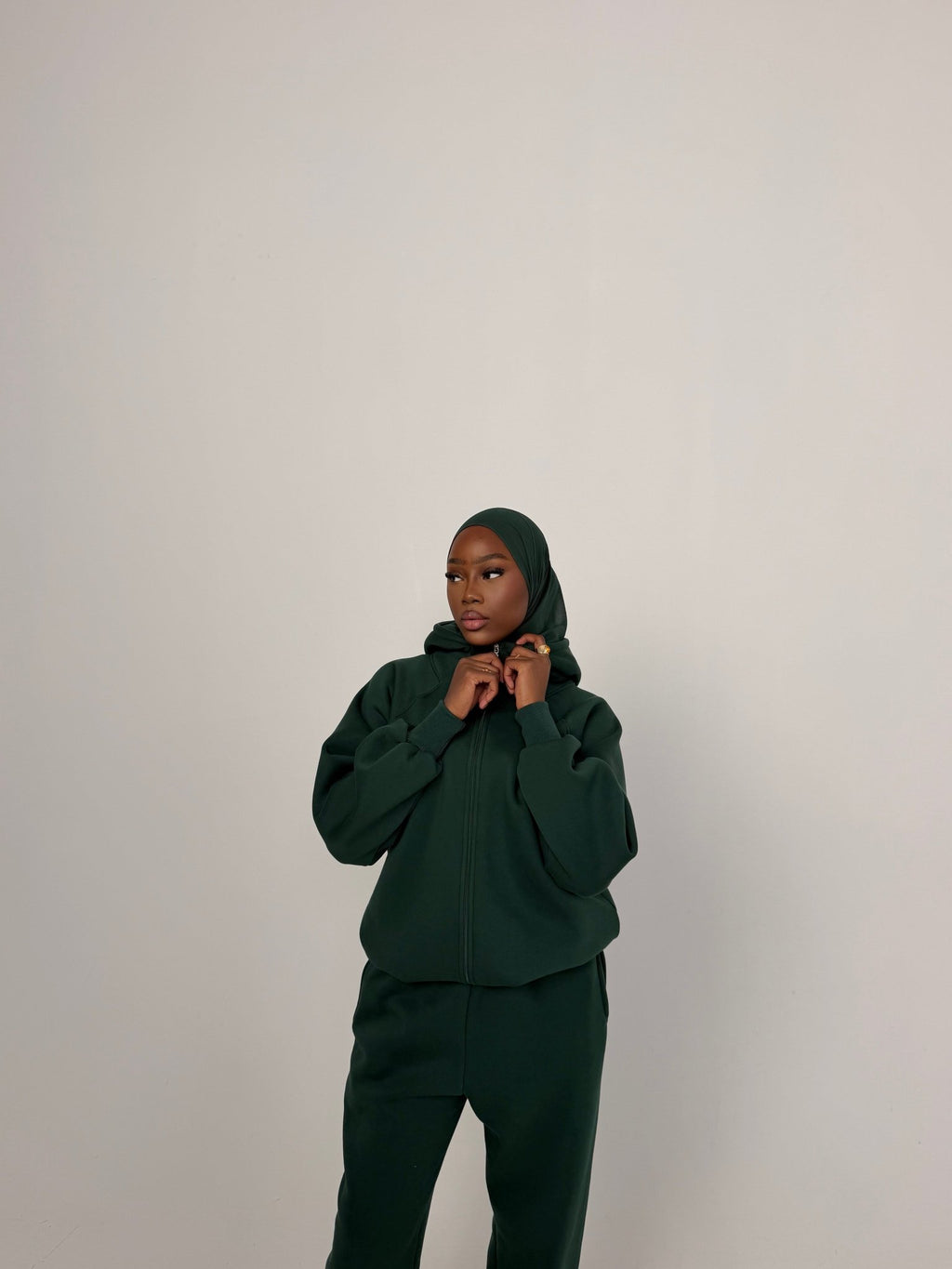 Ensemble Jogging Naya - Vert sapin - TAHIRA