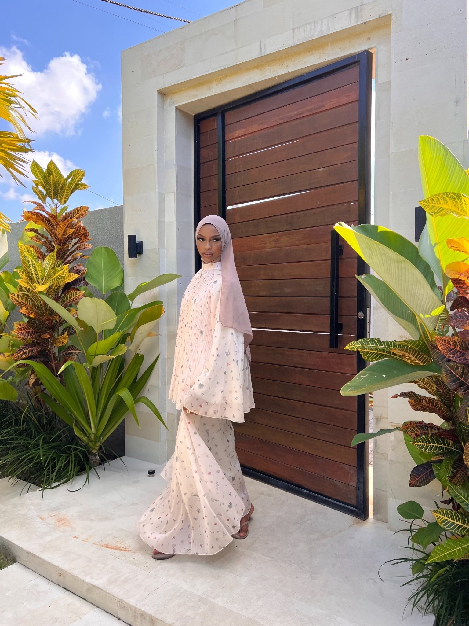 Ensemble Jupe Hana - Rose Clair - TAHIRA