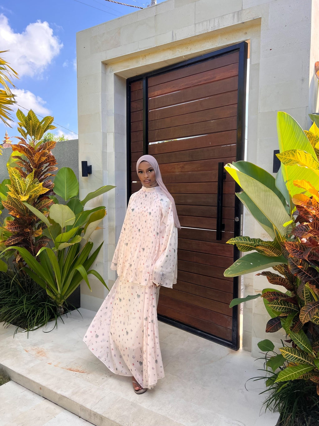 Ensemble Jupe Hana - Rose Clair - TAHIRA
