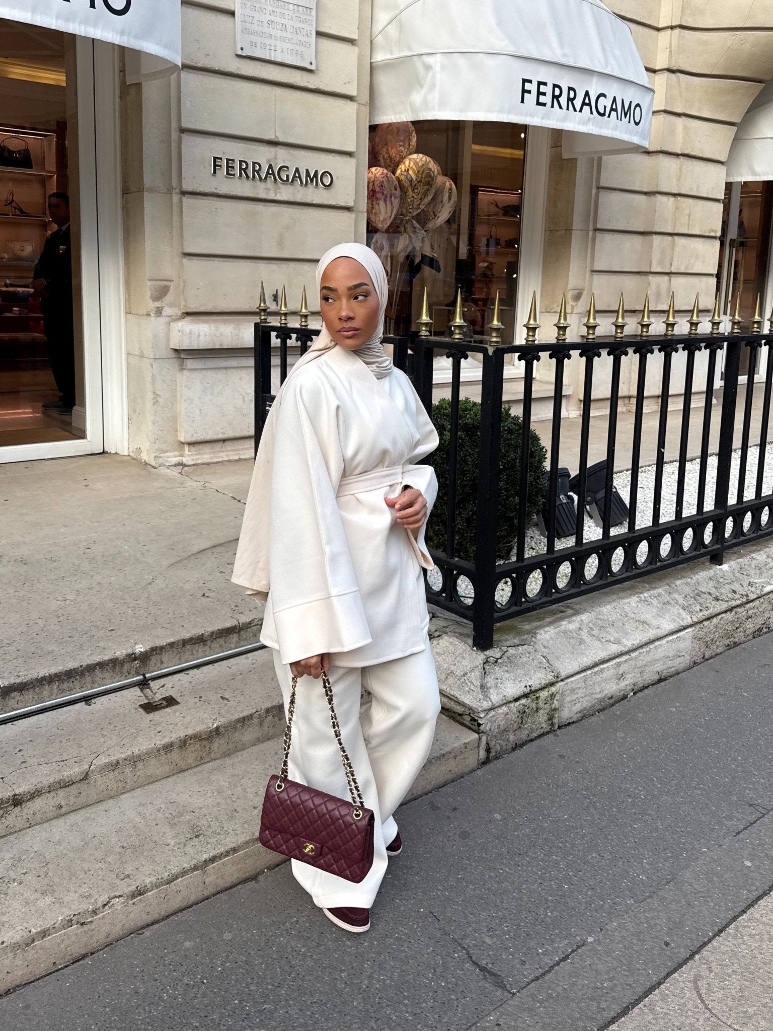 Ensemble Kimono Nova 2 Beige - TAHIRA