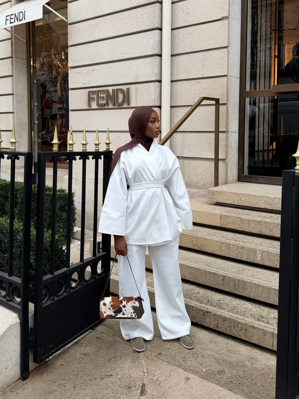Ensemble Kimono Nova 2 Blanc - TAHIRA