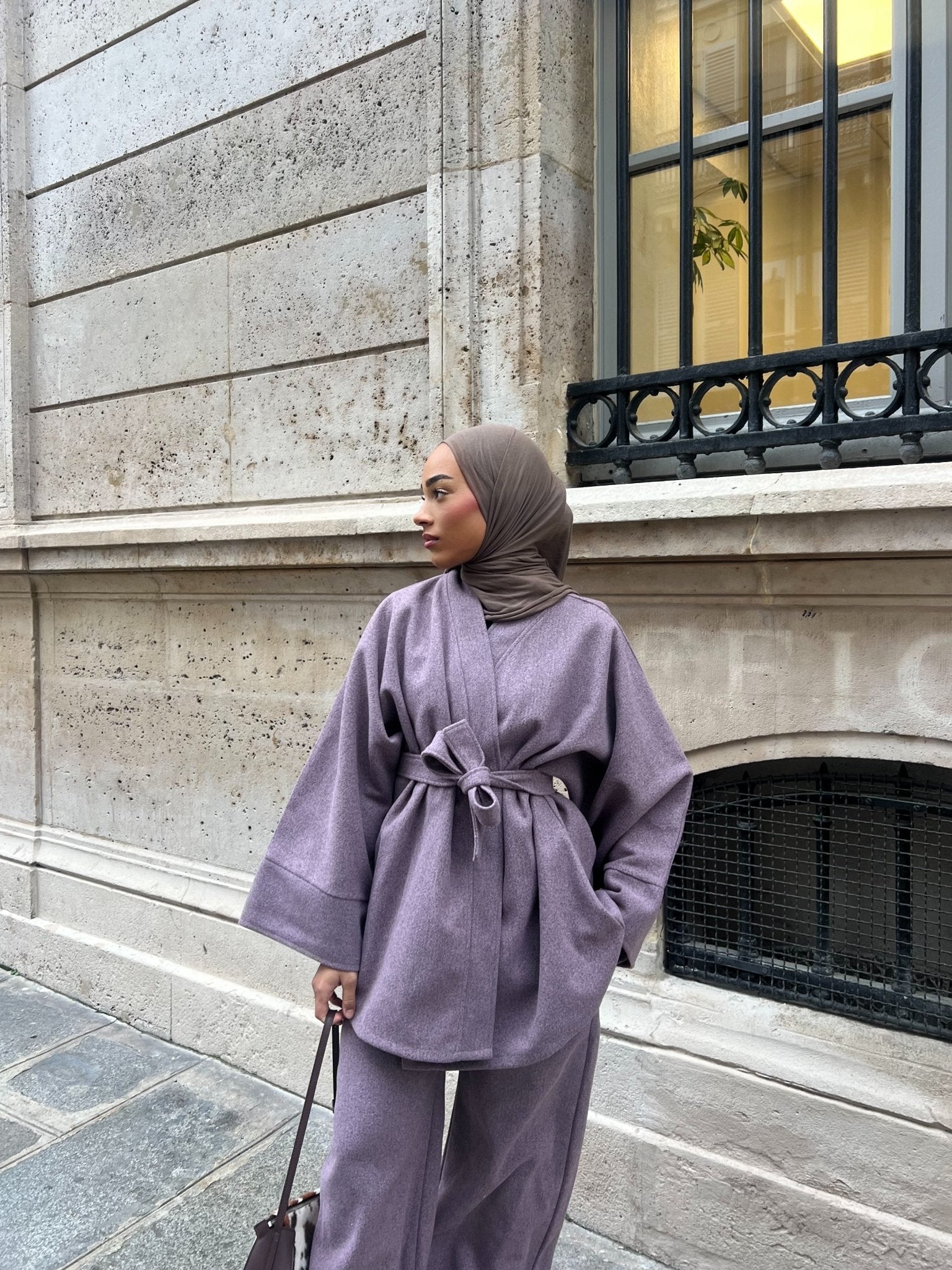 Ensemble Kimono Nova 2 Lila - TAHIRA