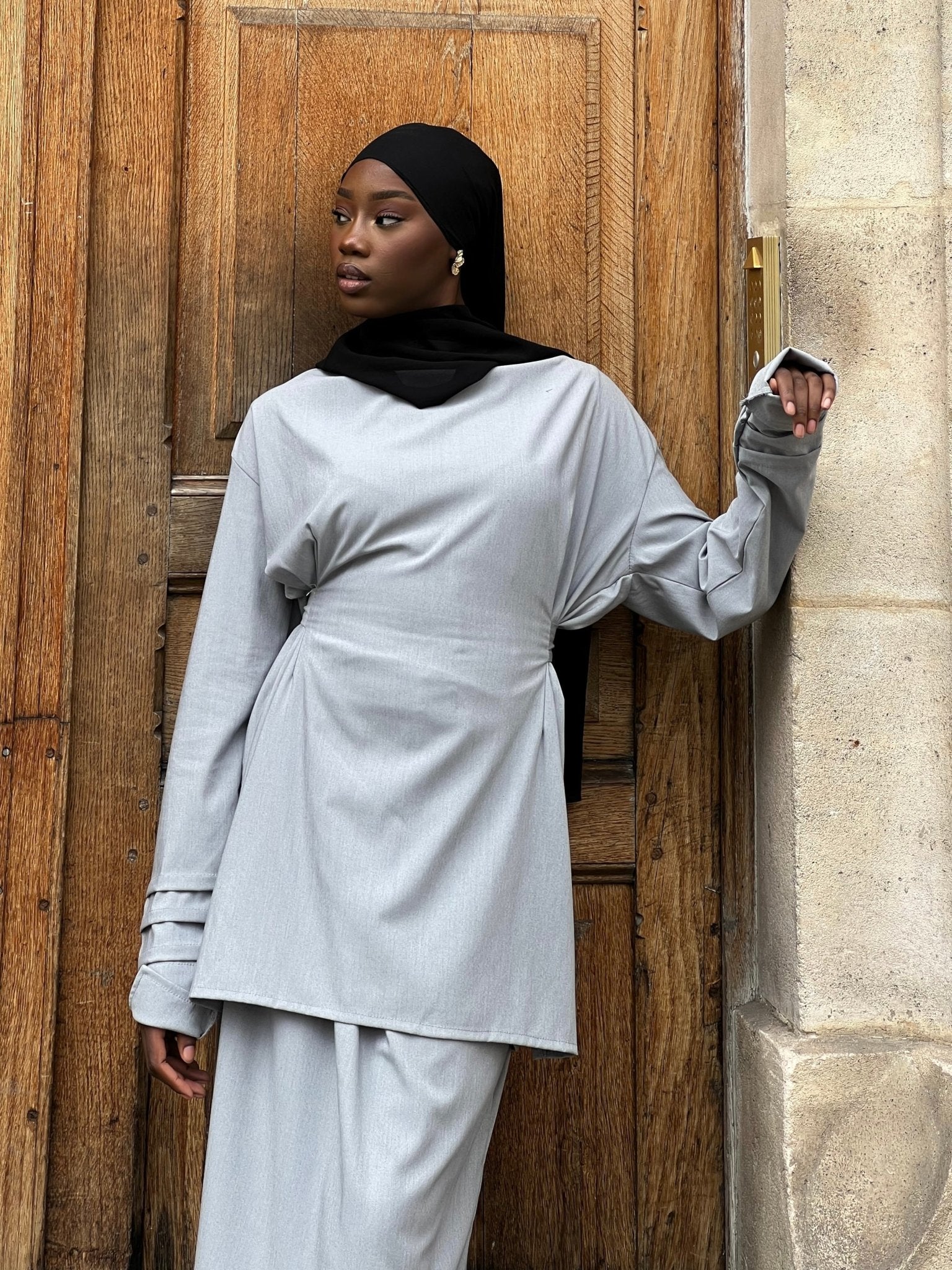 Ensemble Layana Gris - TAHIRA