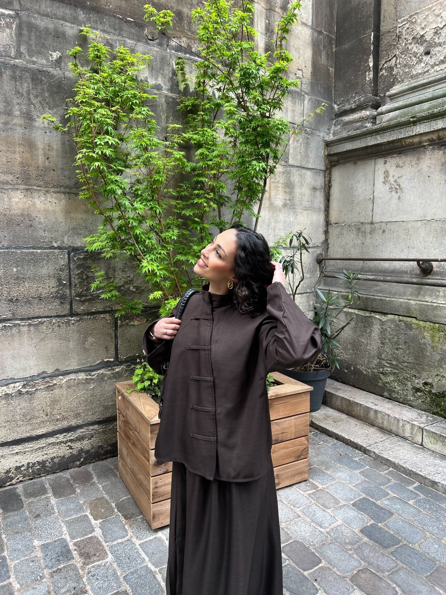 Ensemble Ling Jupe Édition 2 Marron - TAHIRA
