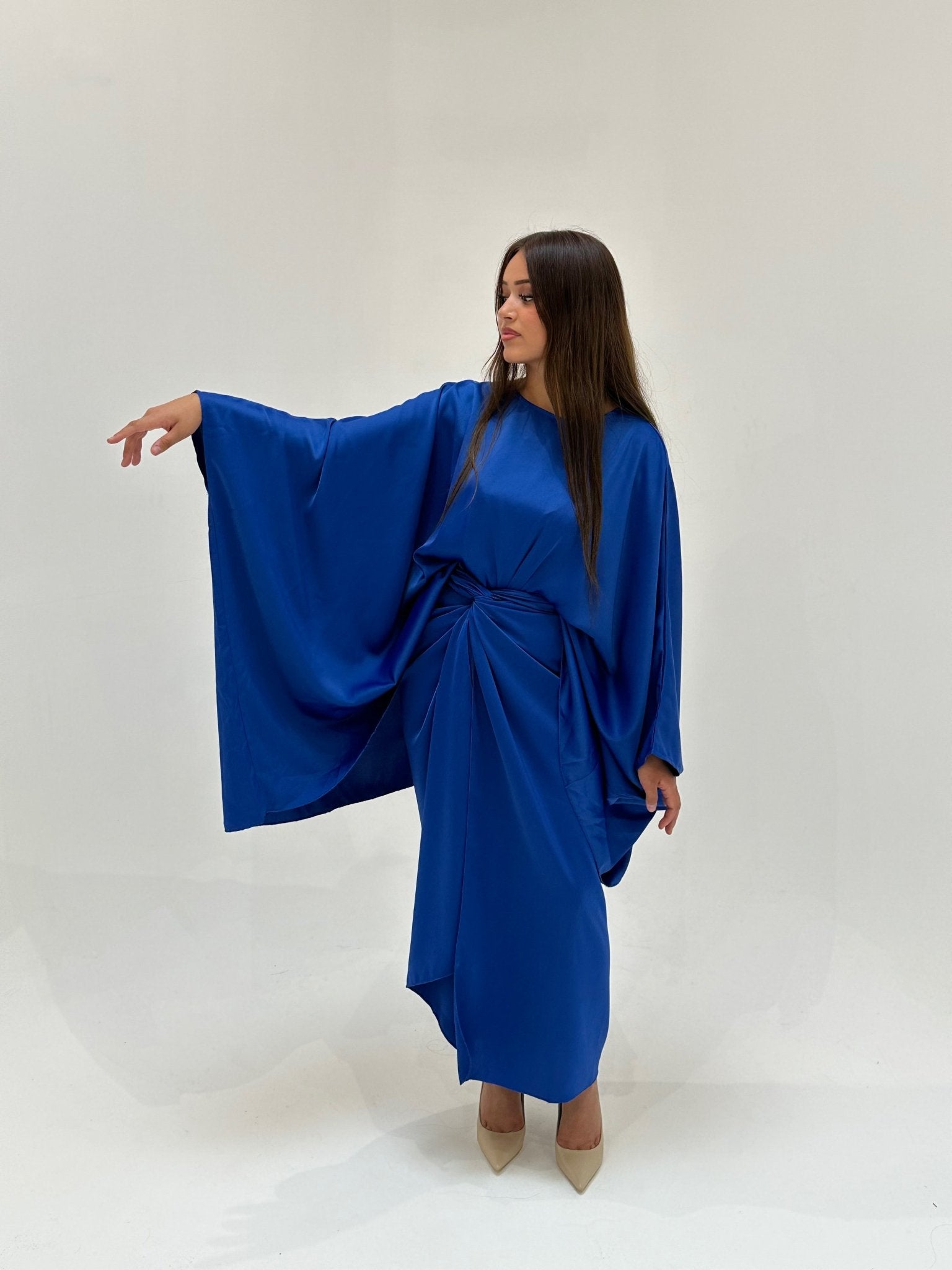 Ensemble Malaisien Bleu Électrique - TAHIRA