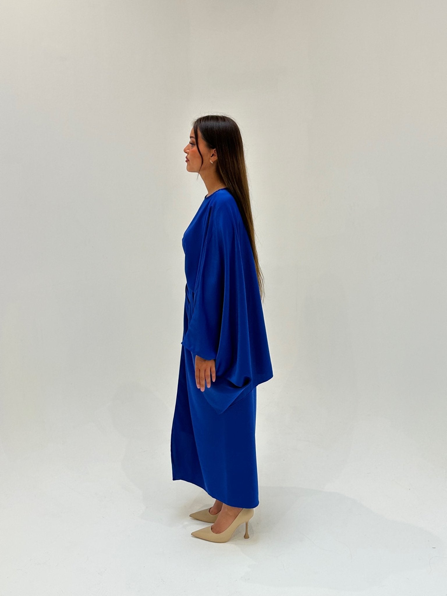 Ensemble Malaisien Bleu Électrique - TAHIRA