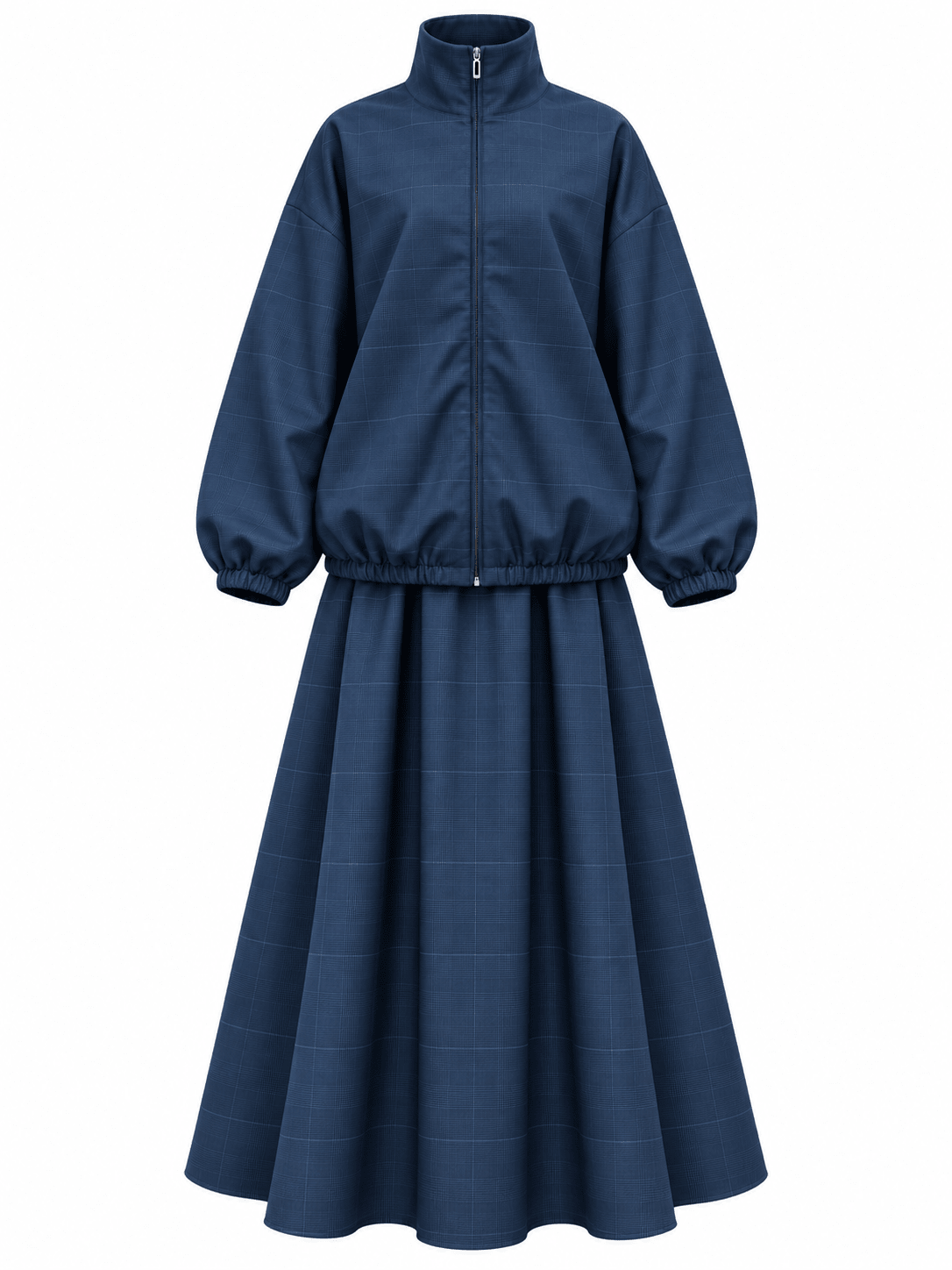 Ensemble Maréchal - Bleu pétrole - TAHIRA