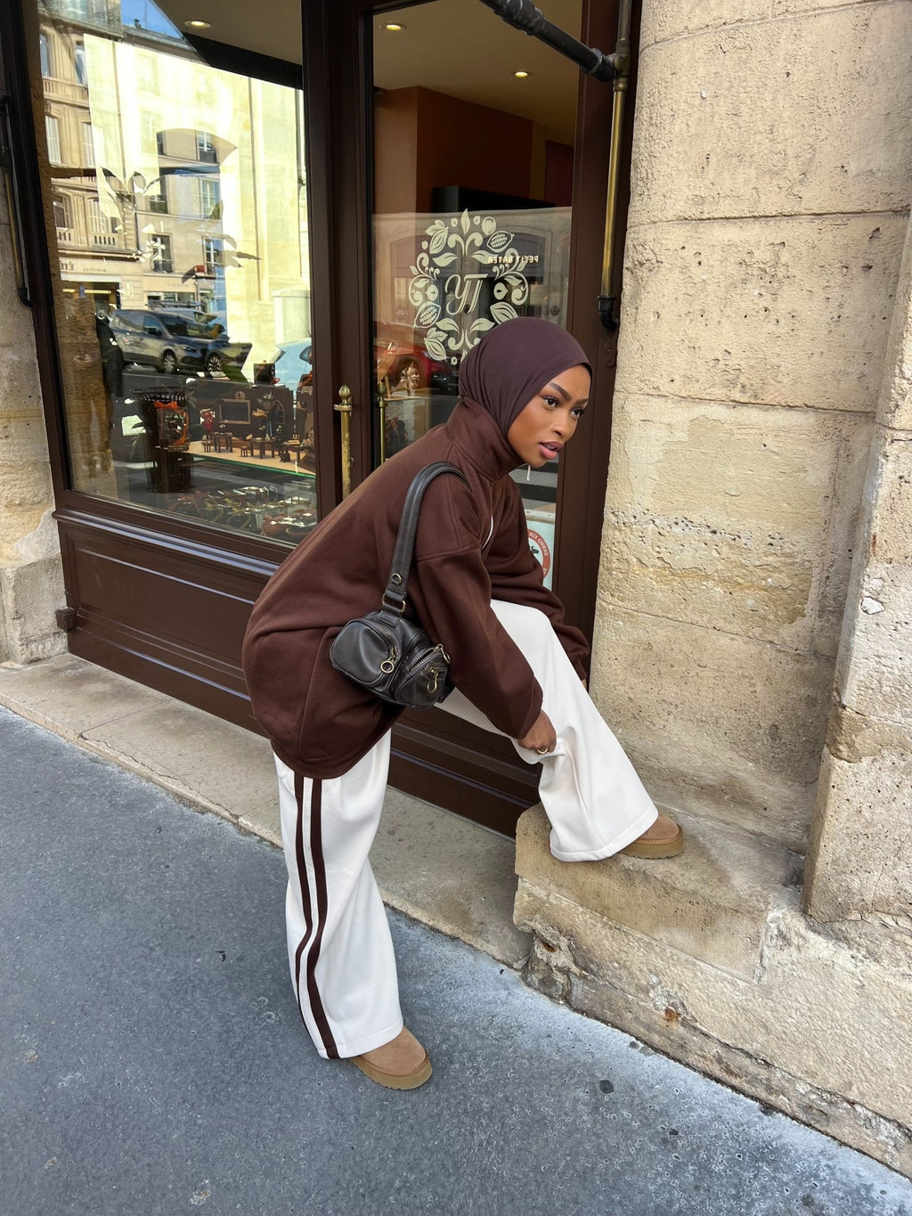 Ensemble Matchy Marron - TAHIRA