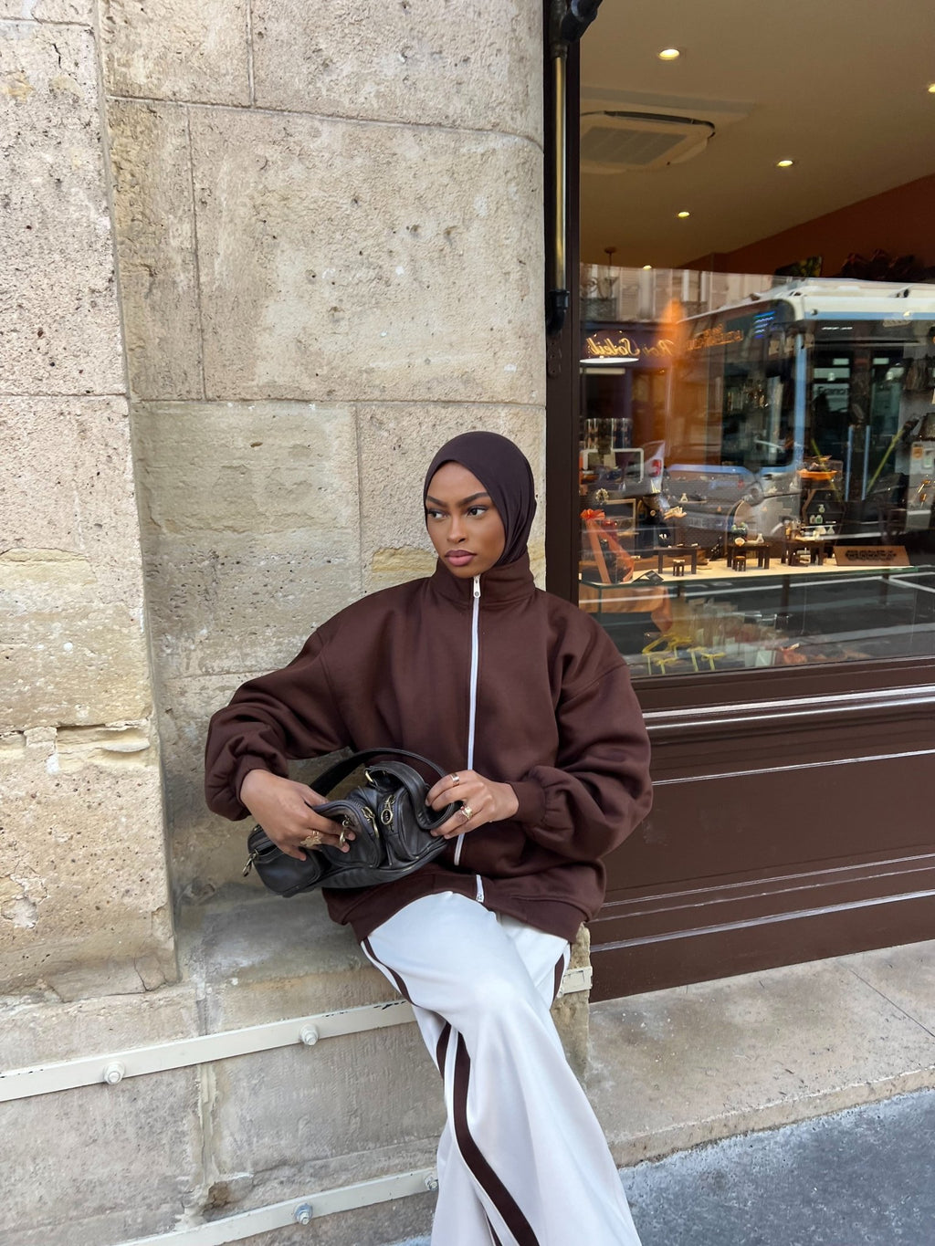 Ensemble Matchy Marron - TAHIRA