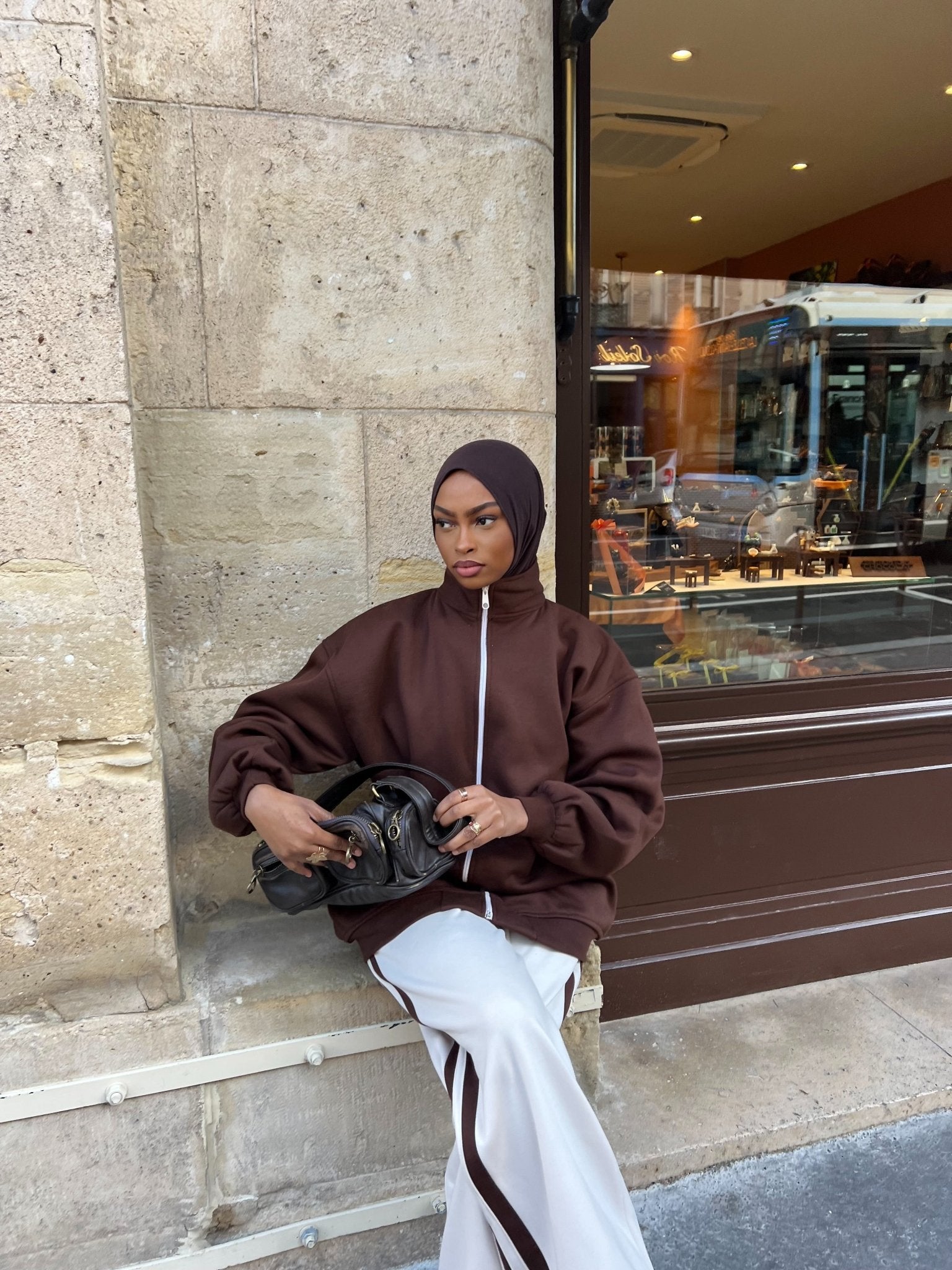 Ensemble Matchy Marron - TAHIRA