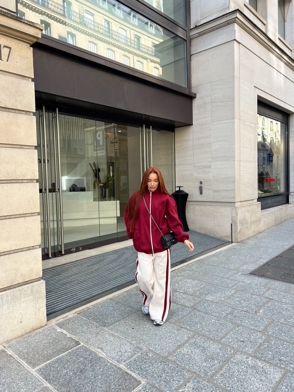 Ensemble Matchy Rouge Bordeau - TAHIRA