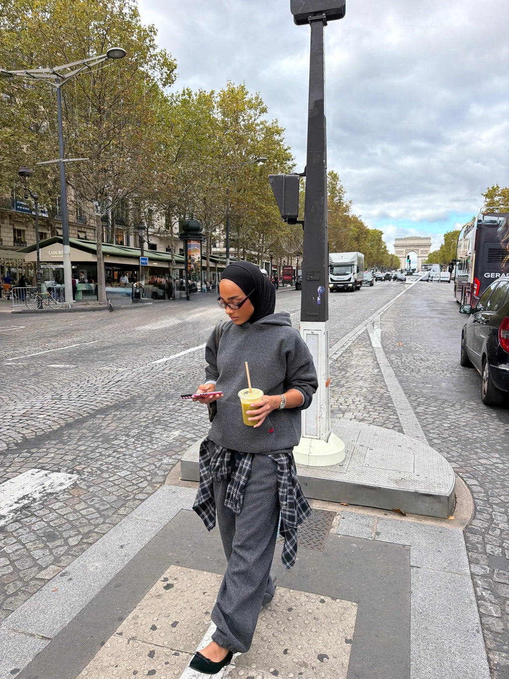 Ensemble Mila - Gris Anthracite - TAHIRA