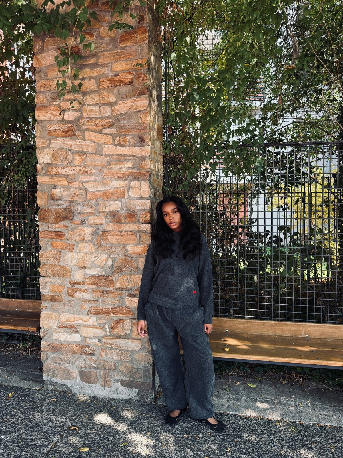 Ensemble Mila - Gris Anthracite - TAHIRA