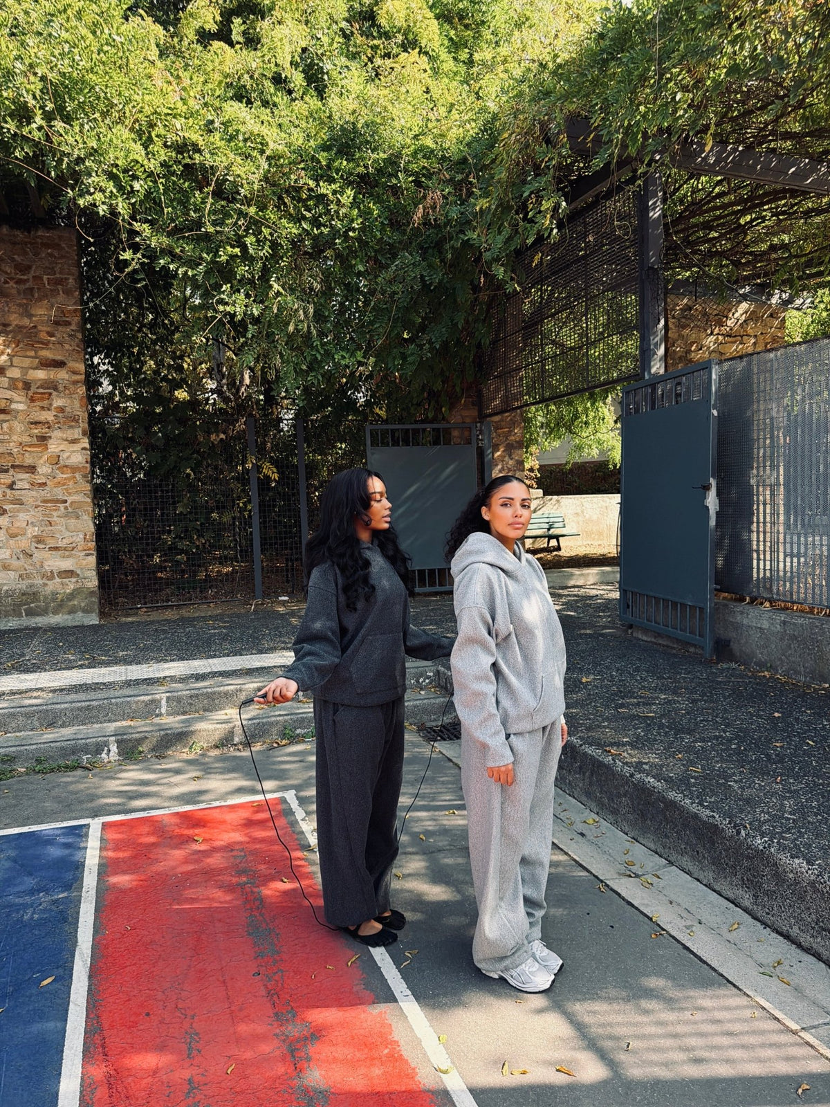 Ensemble Mila - Gris Anthracite - TAHIRA