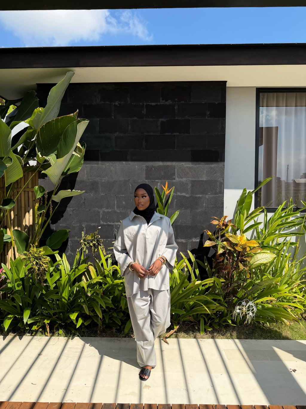 Ensemble Naïma – Gris perle - TAHIRA