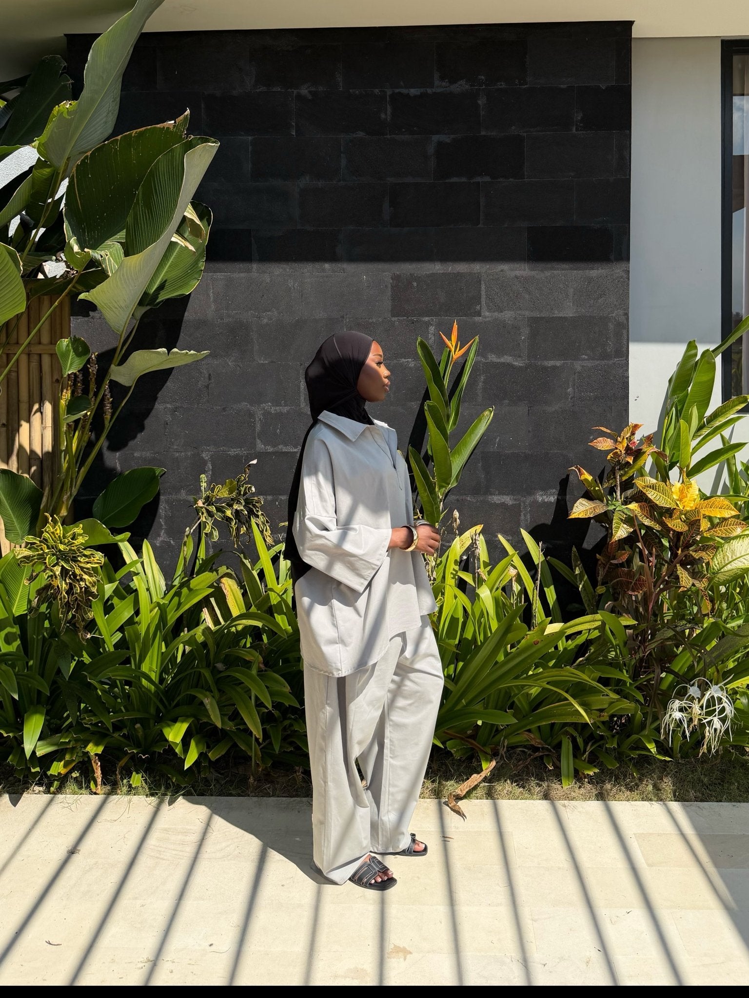 Ensemble Naïma – Gris perle - TAHIRA