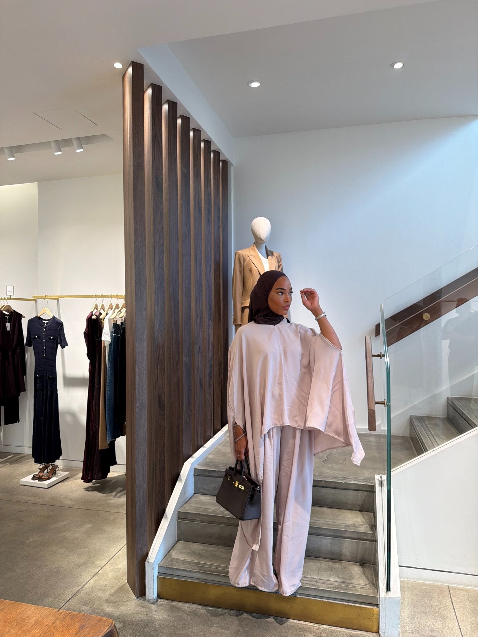 Ensemble Nawel Beige Rosé - TAHIRA