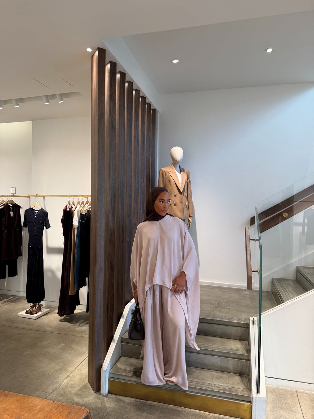 Ensemble Nawel Beige Rosé - TAHIRA