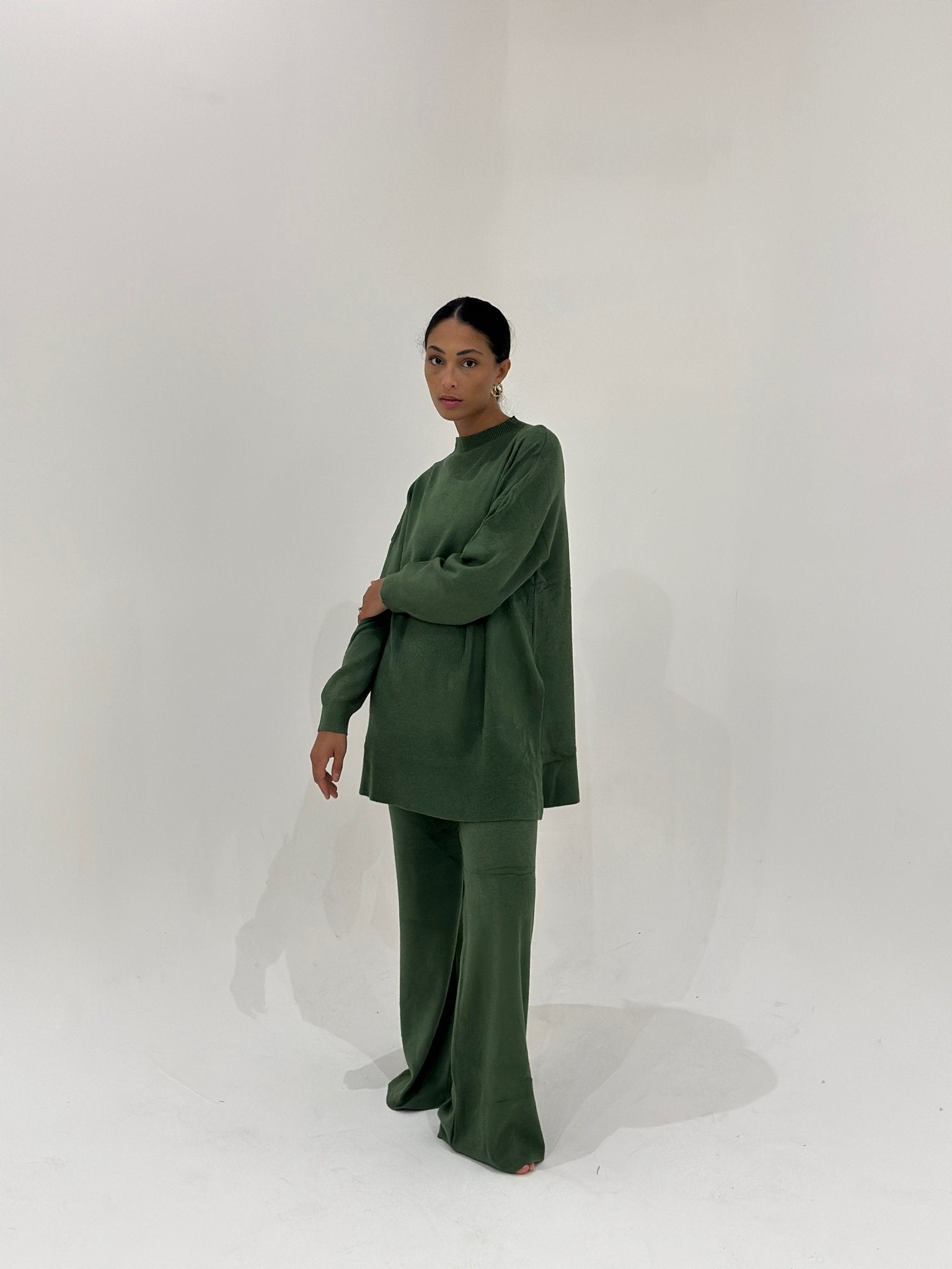 Ensemble Never West Vert Poivron - TAHIRA