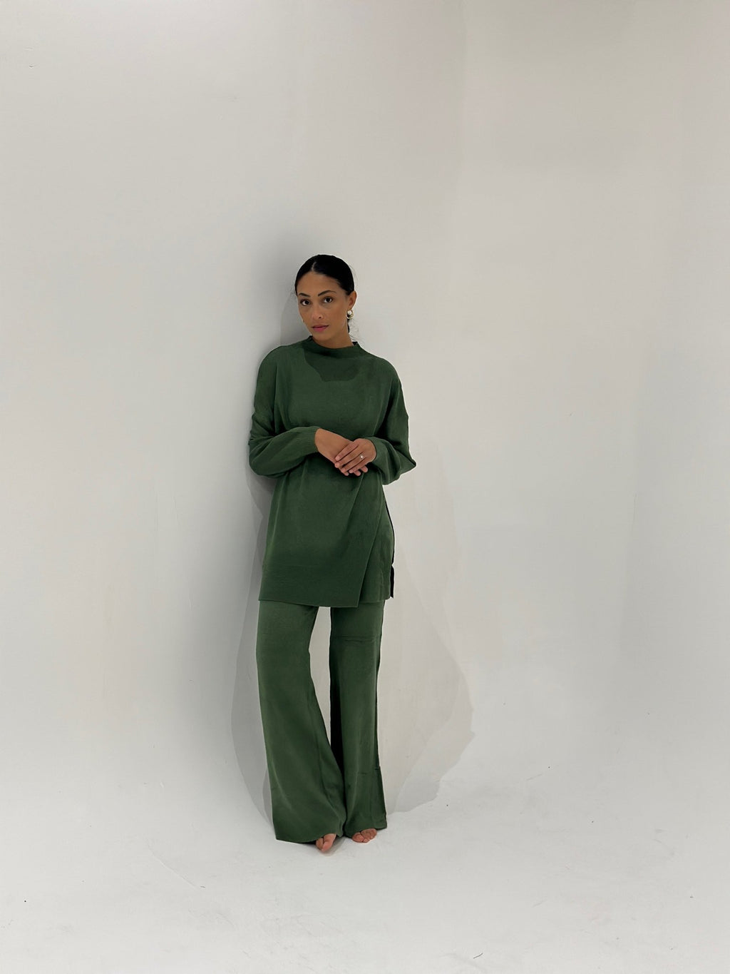 Ensemble Never West Vert Poivron - TAHIRA