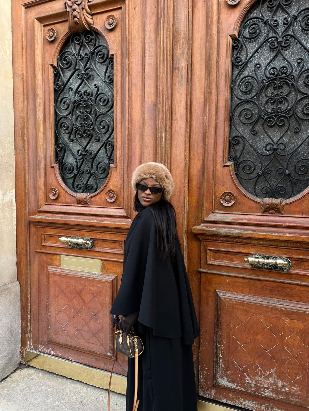 Ensemble Poncho Dana Noir - TAHIRA