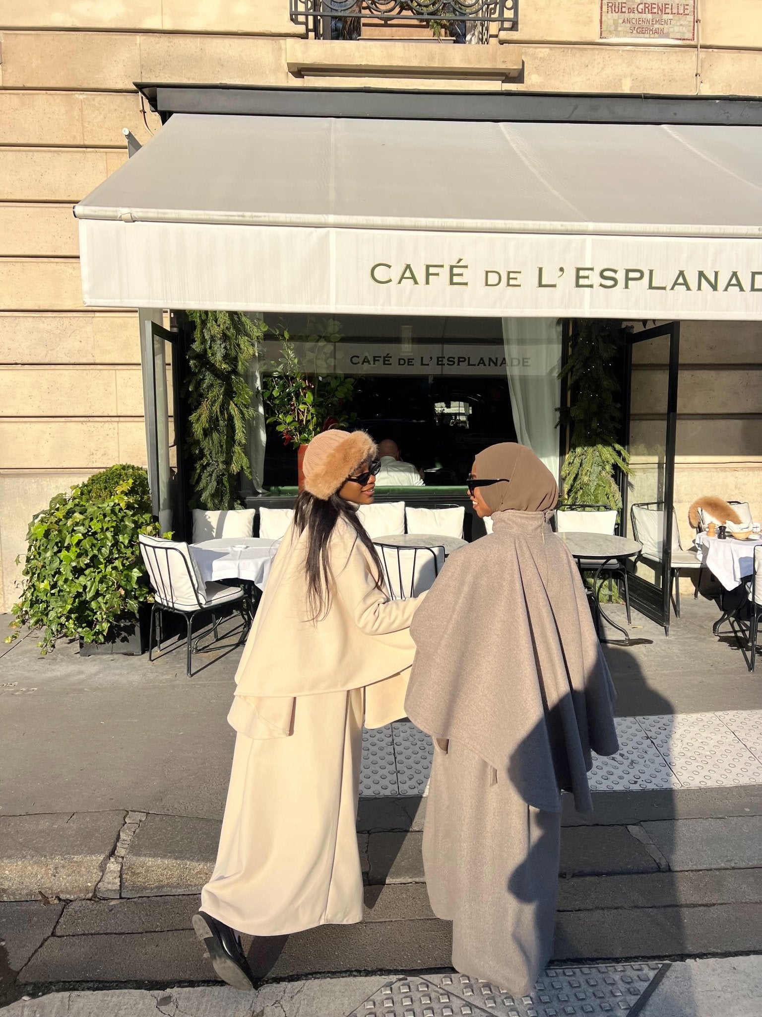 Ensemble Poncho Dana Taupe Marron ⚠️ Lire Description - TAHIRA