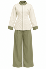 Rania Set - Beige-Khaki