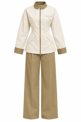 Ensemble Rania - Blanc-Camel