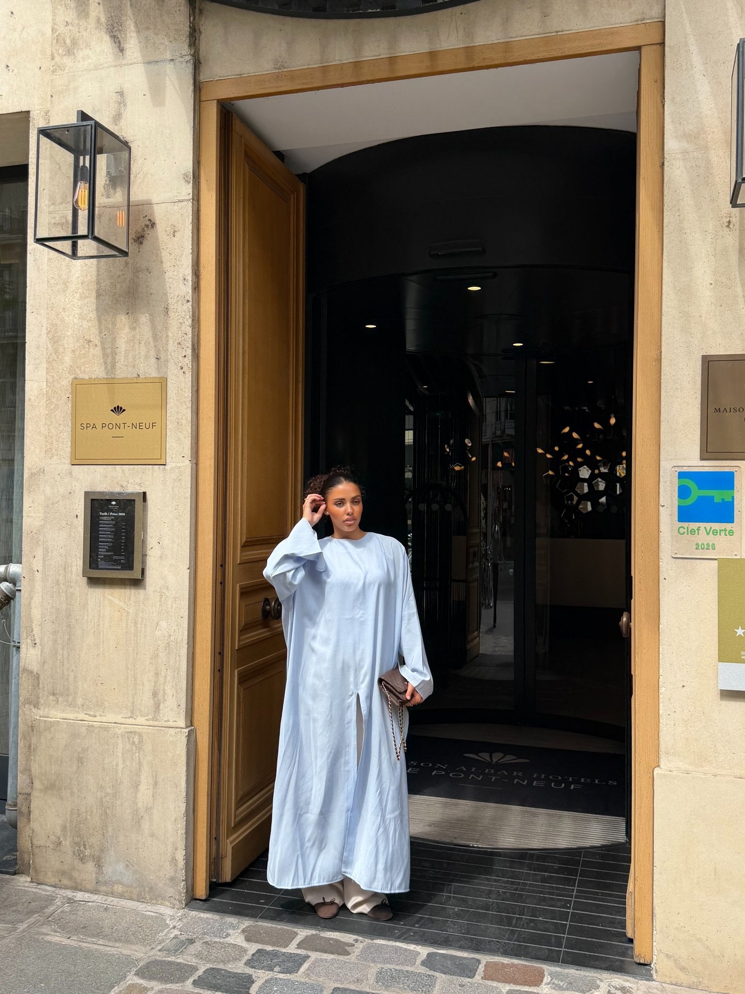 Ensemble Salma Bleu ciel - TAHIRA