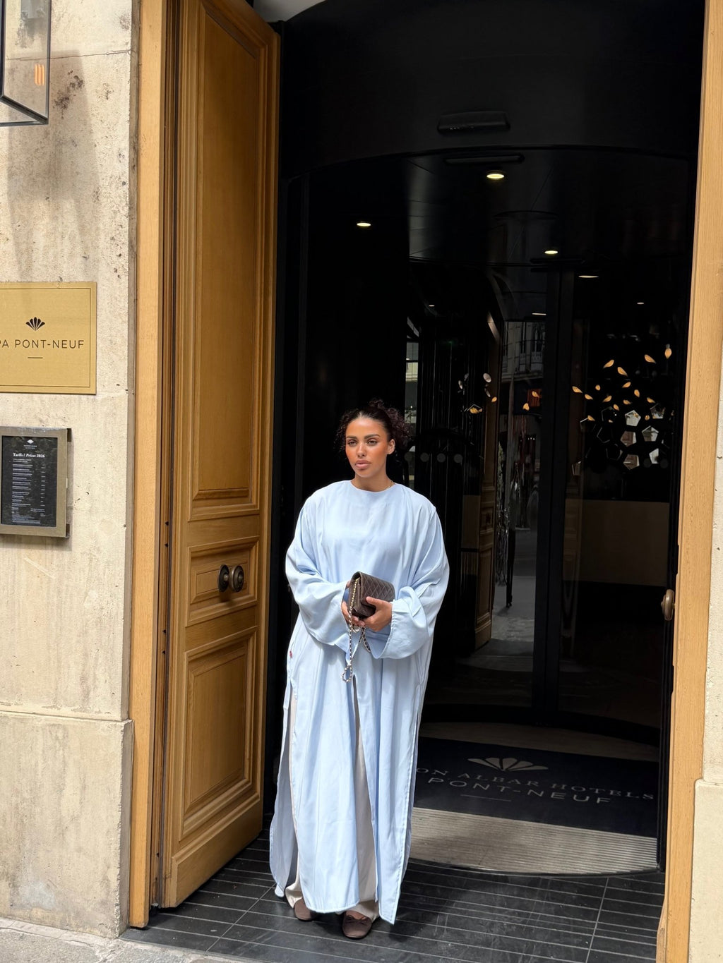 Ensemble Salma Bleu ciel - TAHIRA